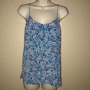 LAST CHANCE NWT $118 XS Bella Luxx Blue Cami Camisole Blouse